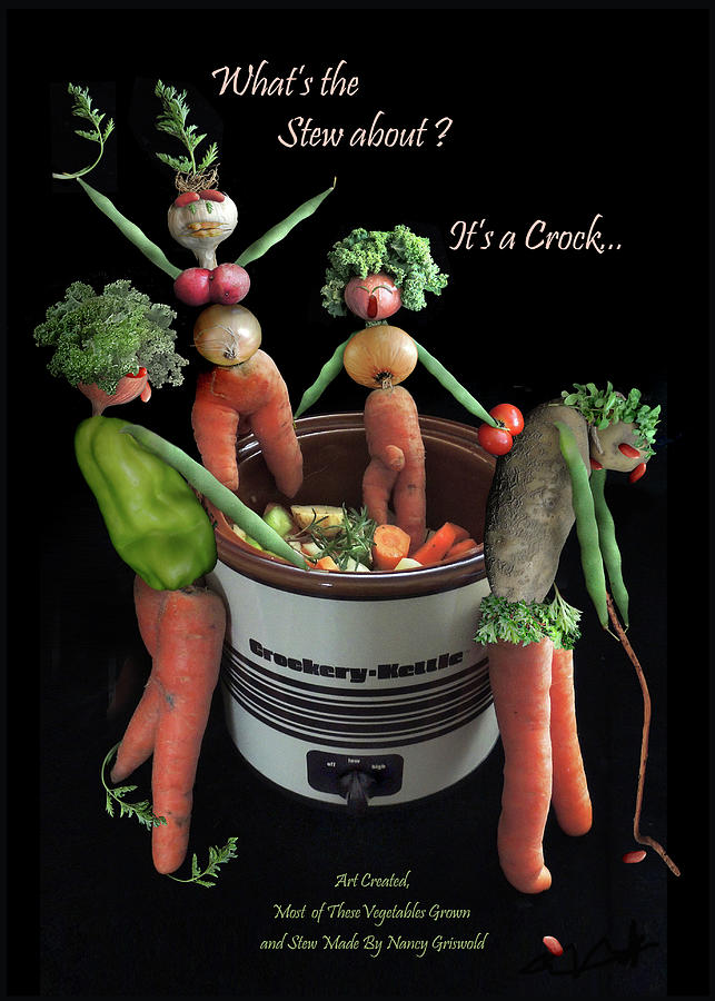 The Vegetable Stew Photograph by Nancy Griswold
