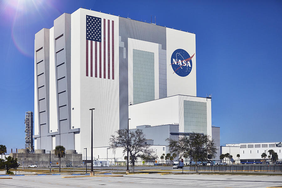 The Vehicle Assembly Building, VAB, at NASAs Kennedy Space Centre Photograph by Bjarte Rettedal