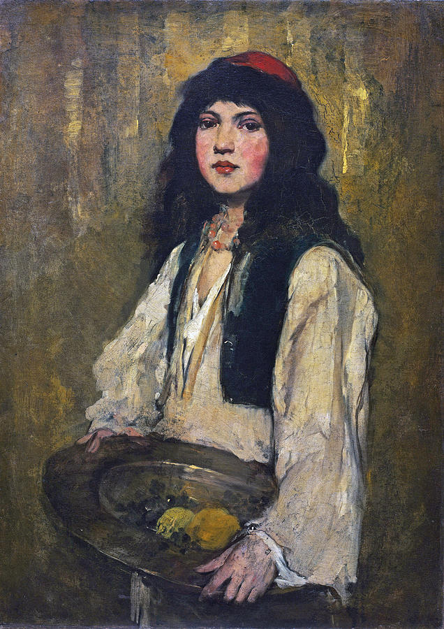 The Venetian Girl Painting by Frank Duveneck