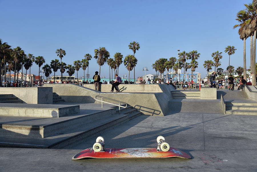The Venice Beach Skatepark Photograph by Mark Stout