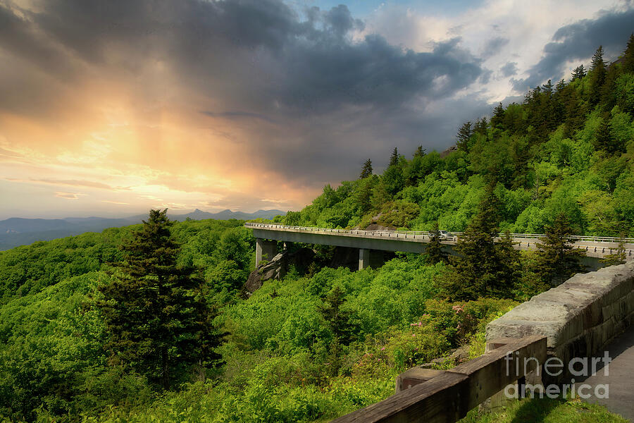 The Viaduct on the Blue Ridge Parkway Photograph by Shelia Hunt