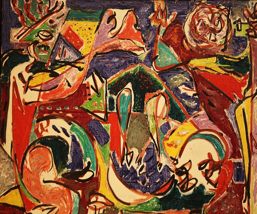 The Vibrant Art of Jackson Pollock Painting by Ilyas Dani - Pixels
