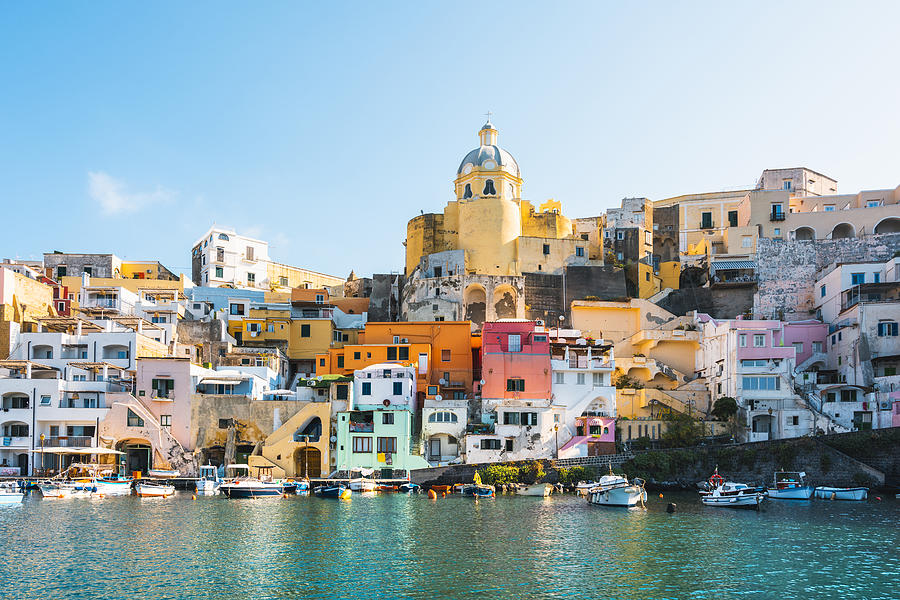 The vibrant colors of the town of Procida, Italy Photograph by © Marco Bottigelli