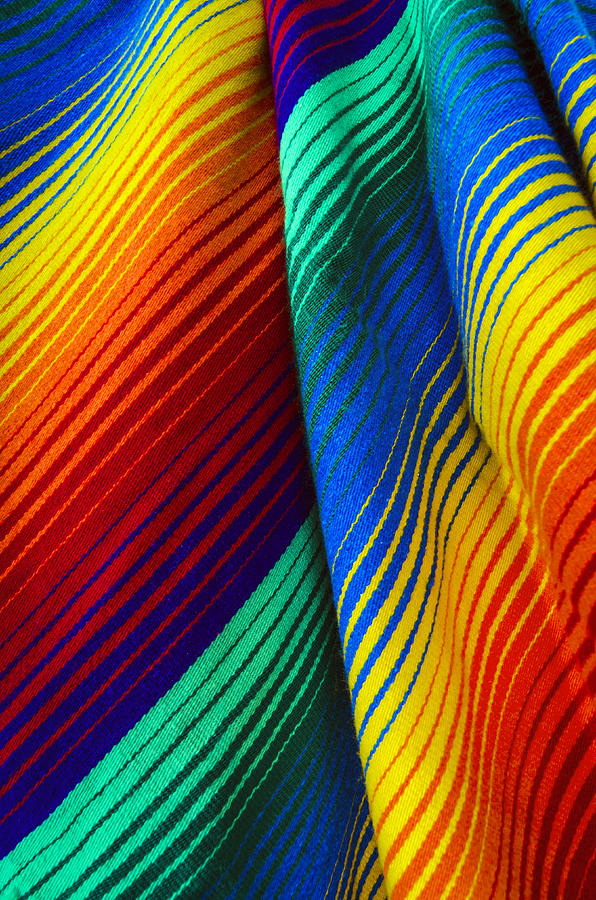The Vibrant Folk Art of a Saltillo Textile Photograph by Gabriel Perez