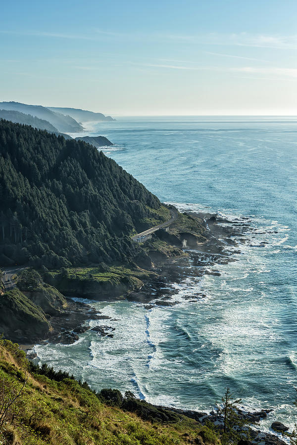The View from Cape Perpetua Photograph by Belinda Greb