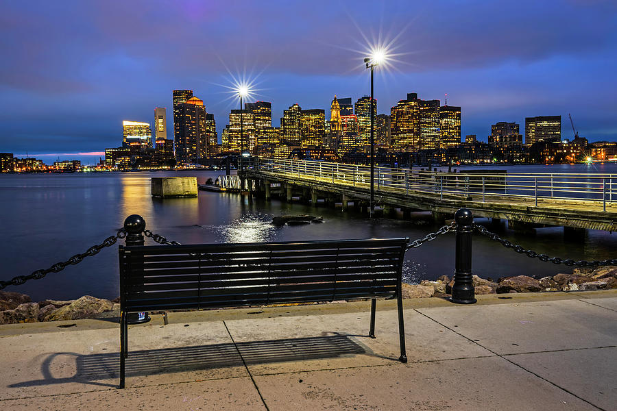 The view from the East Boston Waterfront Boston MA Skyline Photograph by Toby McGuire