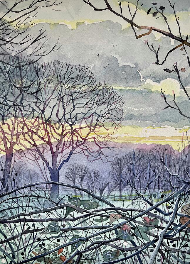 The View From The Vegetable Patch Painting