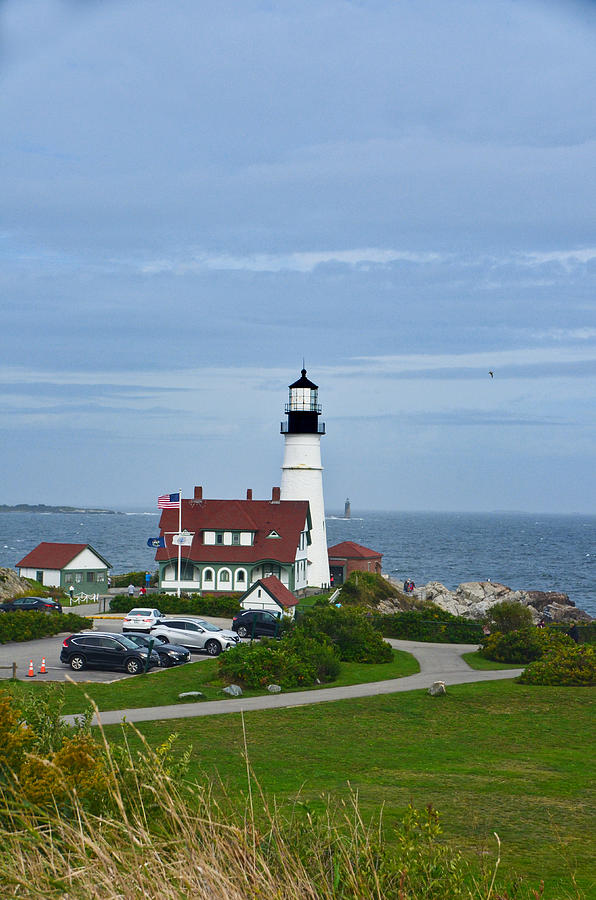 The View of Head Light in Fort Williams Park, Maine Photograph by Alex Vishnevsky