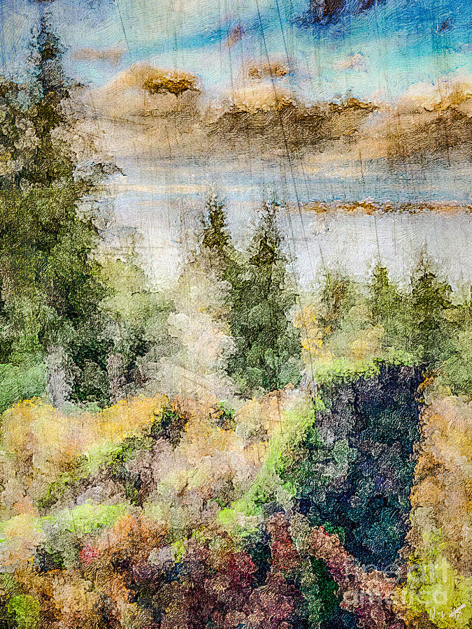 The View Out Digital Art by William Wyckoff