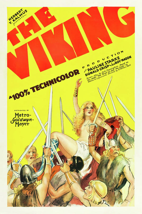 THE VIKING -1928-, directed by ROY WILLIAM NEILL. Photograph by Album