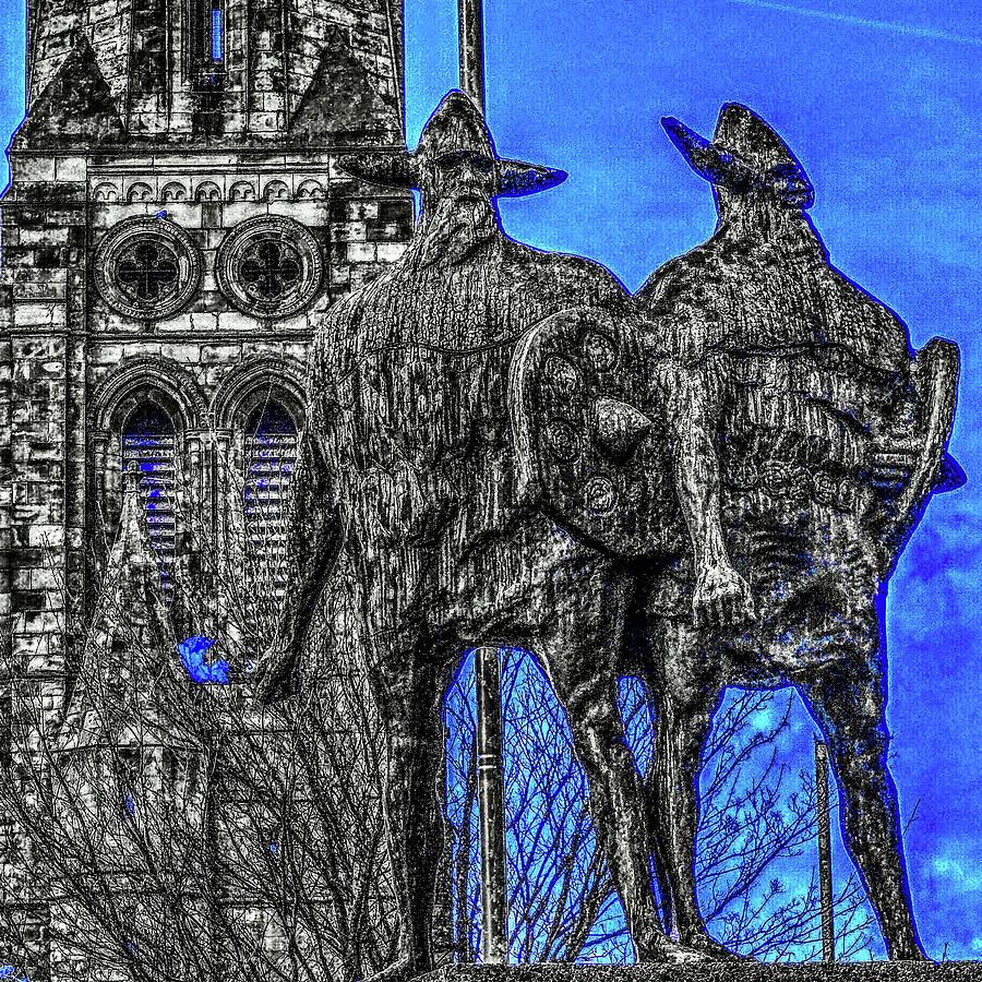 Contemporary Photograph - The Vikings Jarrow by Artographie