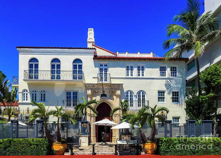 The Villa Casa Casuarina At The Former Versace Mansion in Miami Beach Photograph by Carlos Diaz