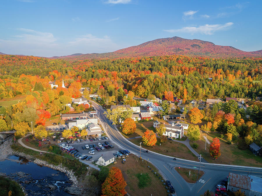 The Village of East Burke, Vermont  Photograph by John Rowe