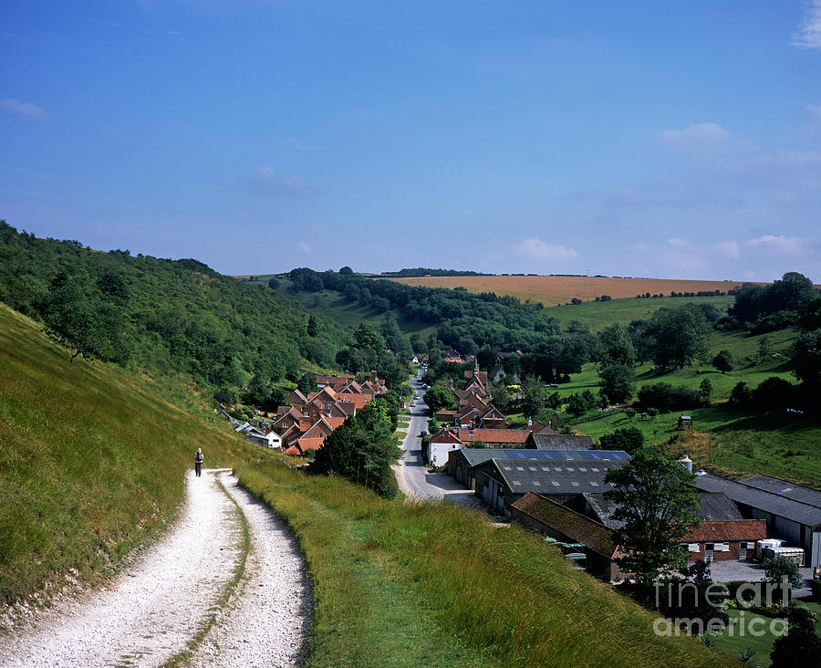 The village of Thixendale in the Yorkshire Wolds Yorkshire England ...