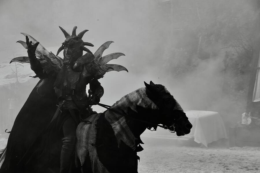 The Villain On Horseback  Photograph by Neil R Finlay