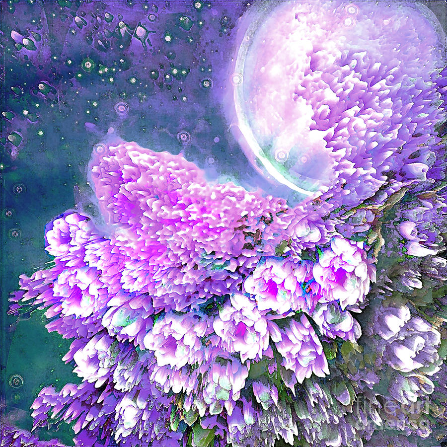 The Violet Moonlight Digital Art by BelleAme Sommers