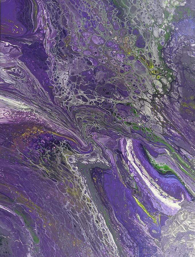 violet storm wall paint color