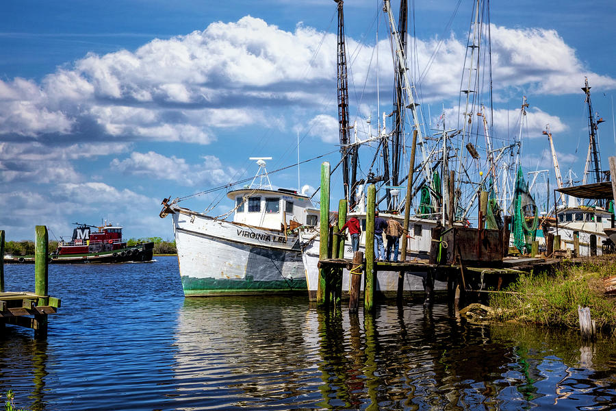 The Virginia Lee Shrimp Boat Photograph by Debra and Dave Vanderlaan
