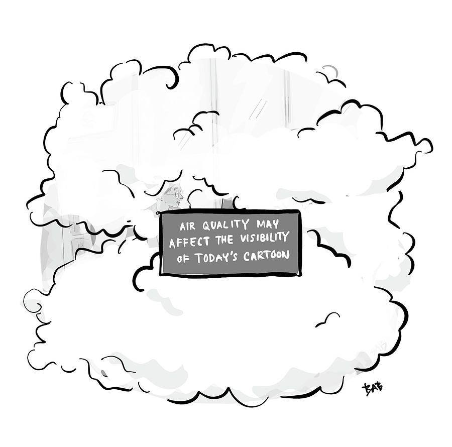 The Visibility of Todays Cartoon Drawing by Brooke Bourgeois The Visibility of Todays Cartoon Drawing by Brooke Bourgeois