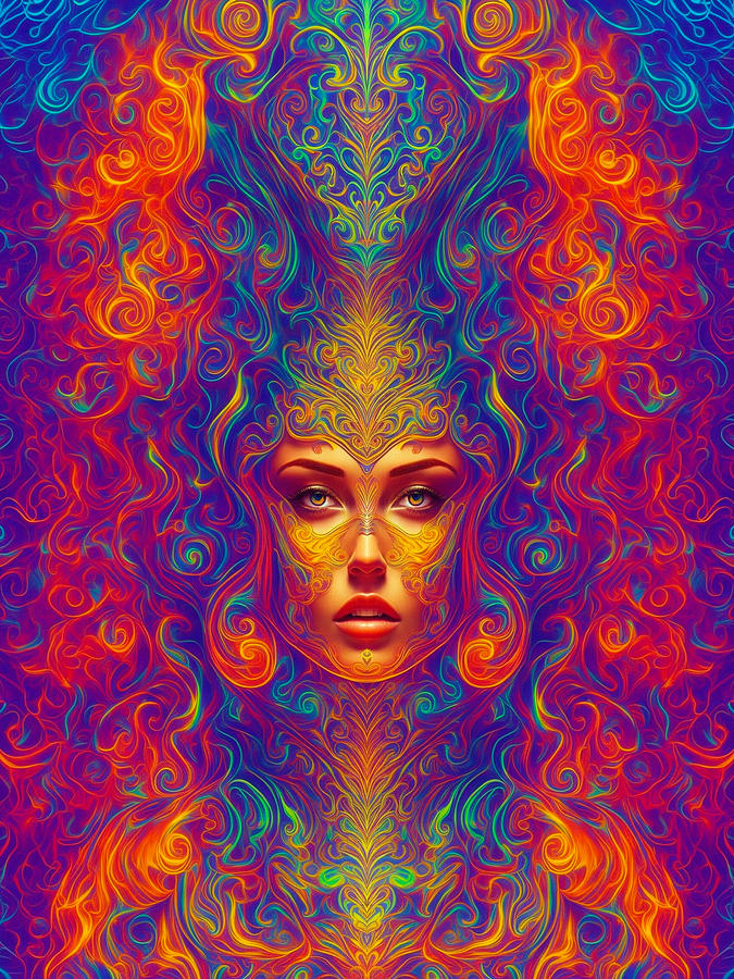 The Vision Of Goddess VII Digital Art by Geektropolis X - Pixels