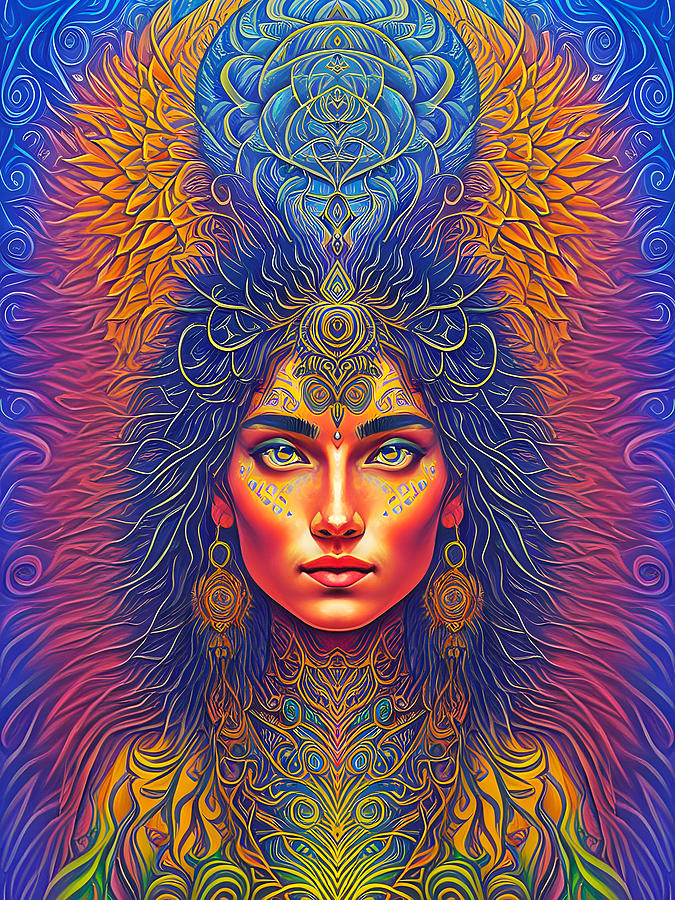 The Vision Of Goddess VIII Digital Art by Geektropolis X - Fine Art America