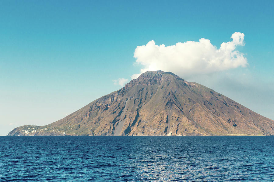 The volcano stromboli belongs to the archipelago of the aeolian islands ...