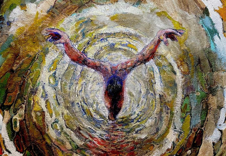 The Vortex Of The Christ #3 Painting