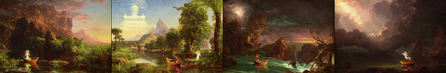 The Voyage of Life, 1842 Painting by Thomas Cole - Fine Art America