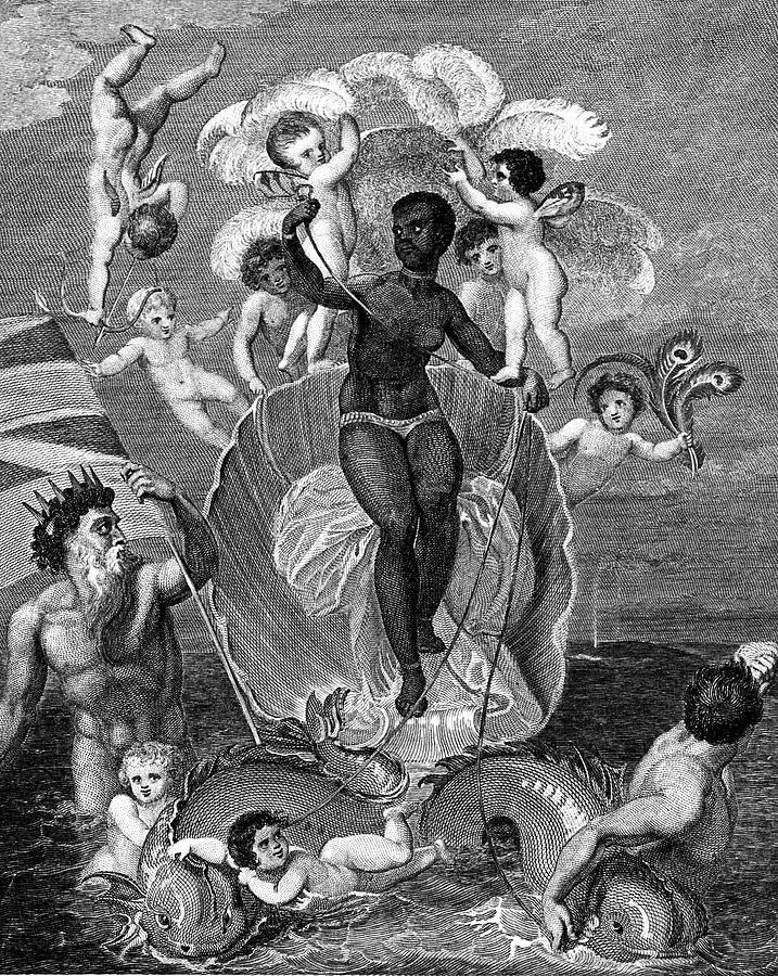 Renaissance Painting - The Voyage of the Sable Venus from Angola to the West Indies  by W Grainger