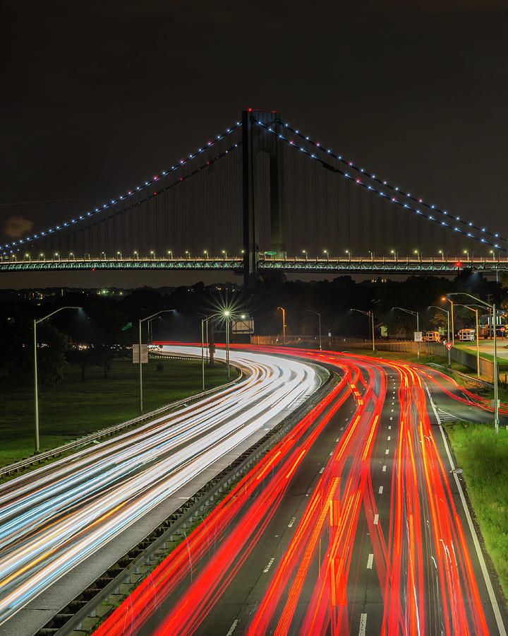 The Varrazzno Narrows Bridge Photograph by Elliot Franco | Fine Art America