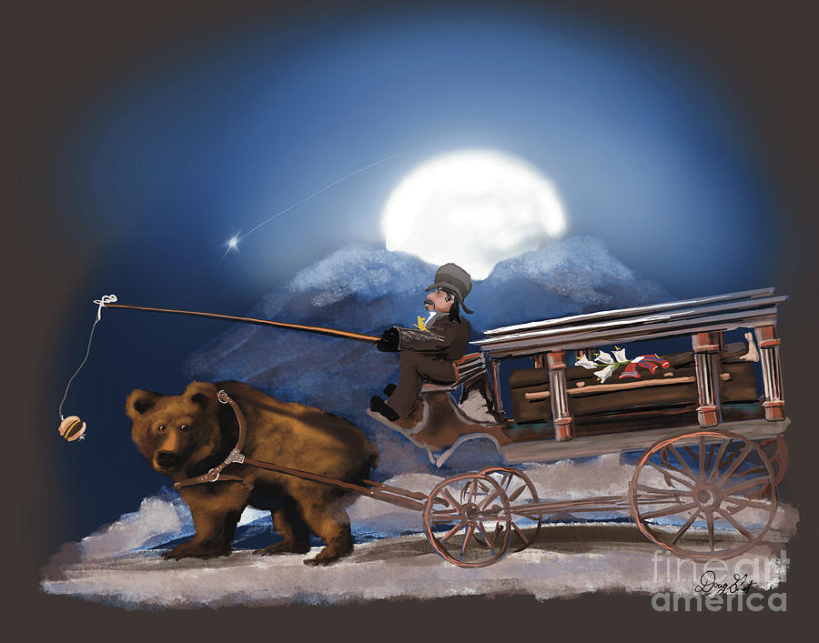 The Wagon Digital Art by Doug Gist
