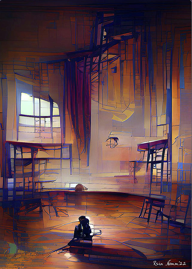 The Waiting Room Digital Art by Rein Nomm