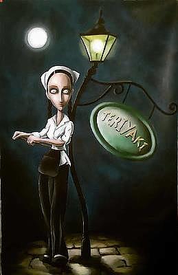 The Waitress Painting by Lori Keilwitz