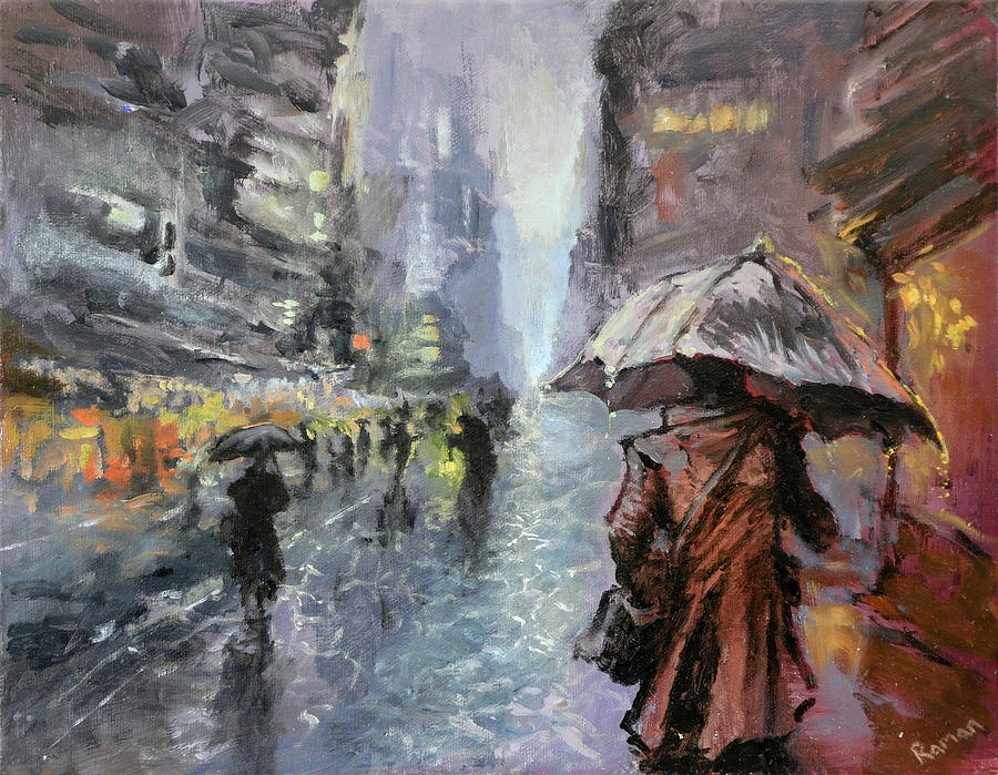 The Walk Painting by Art of Raman