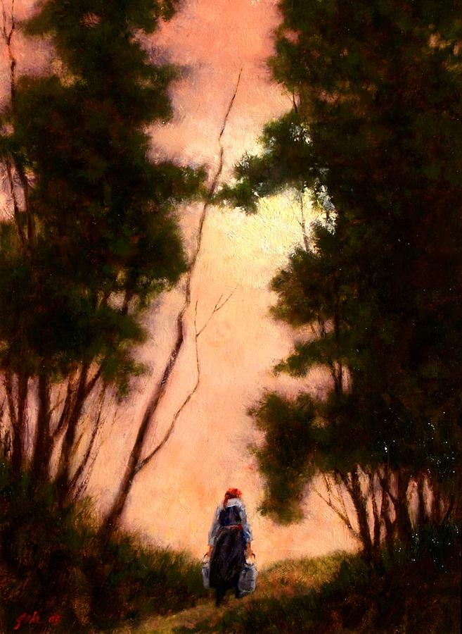 The Walk Home Painting by Jim Gola