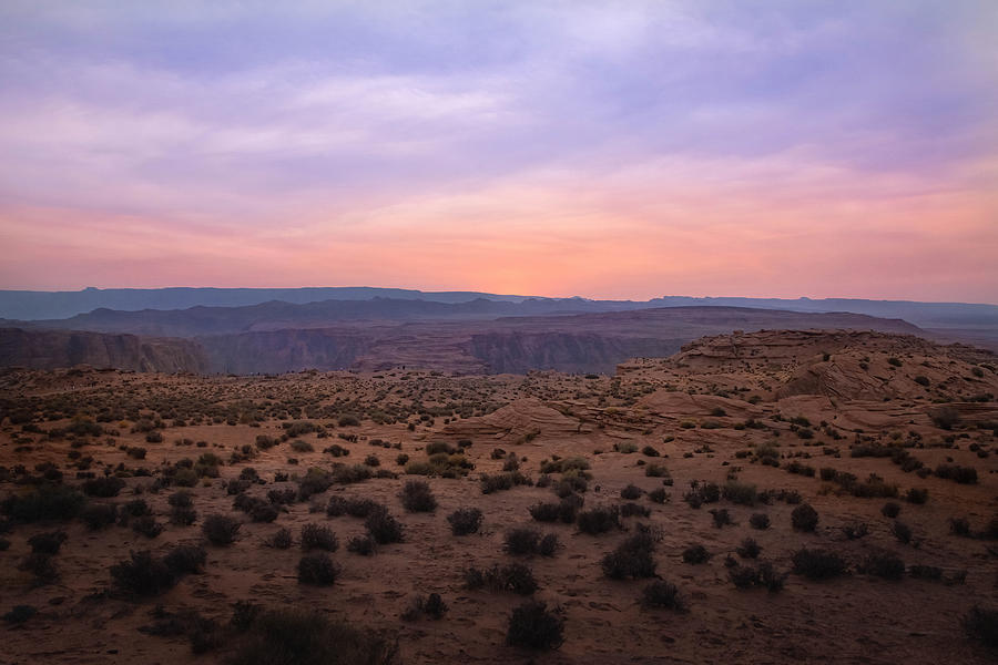 Desert Sunset Photograph - The Walk To Horseshoe Bend by Rebecca Herranen