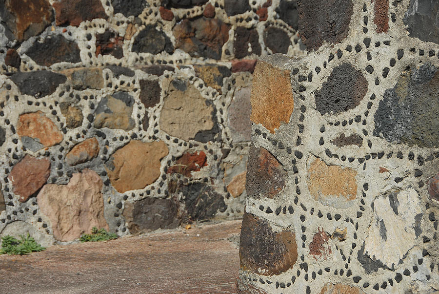 The wall of At Pre-Hispanic City of Teotihuacan. Photograph by Photo by Kosei Saito