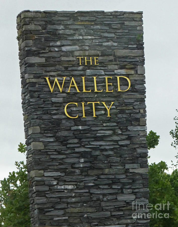 The Walled City Photograph by Cindy Murphy