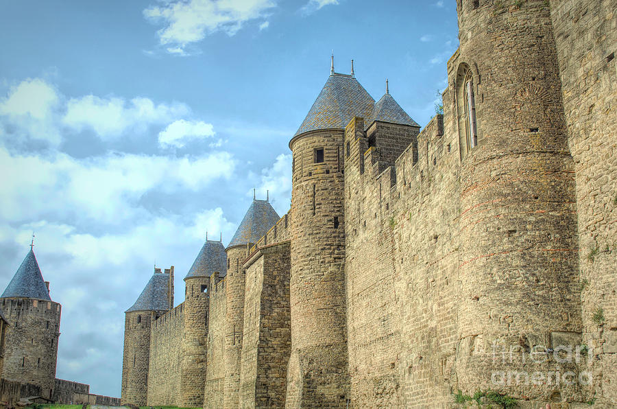 The Walls of Carcassone  Photograph by Luther Fine Art