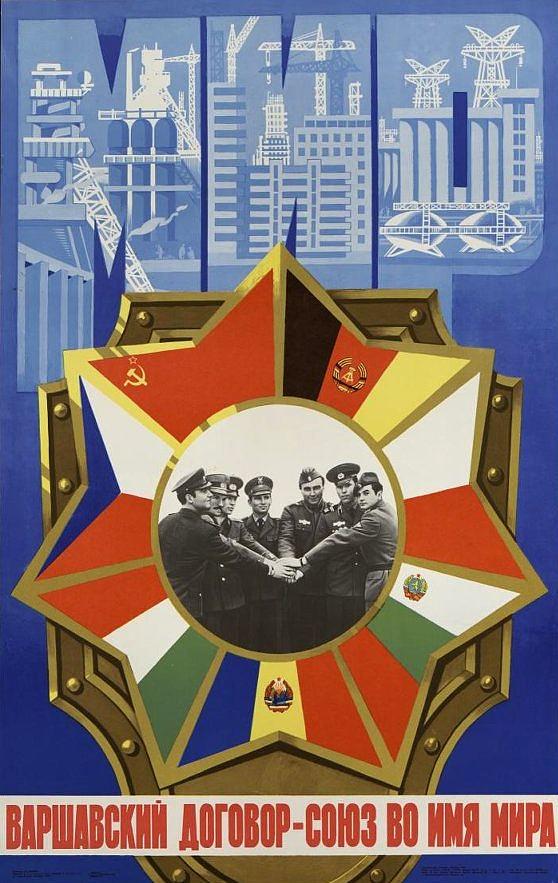The Warsaw Pact Painting by Soviet Propaganda