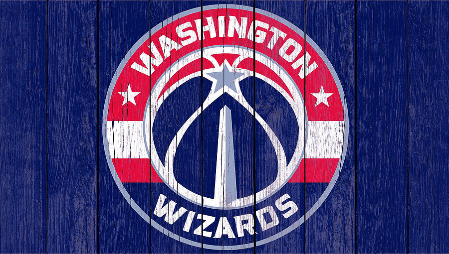 The Washington Wizards Basketball Mixed Media by Brian Reaves