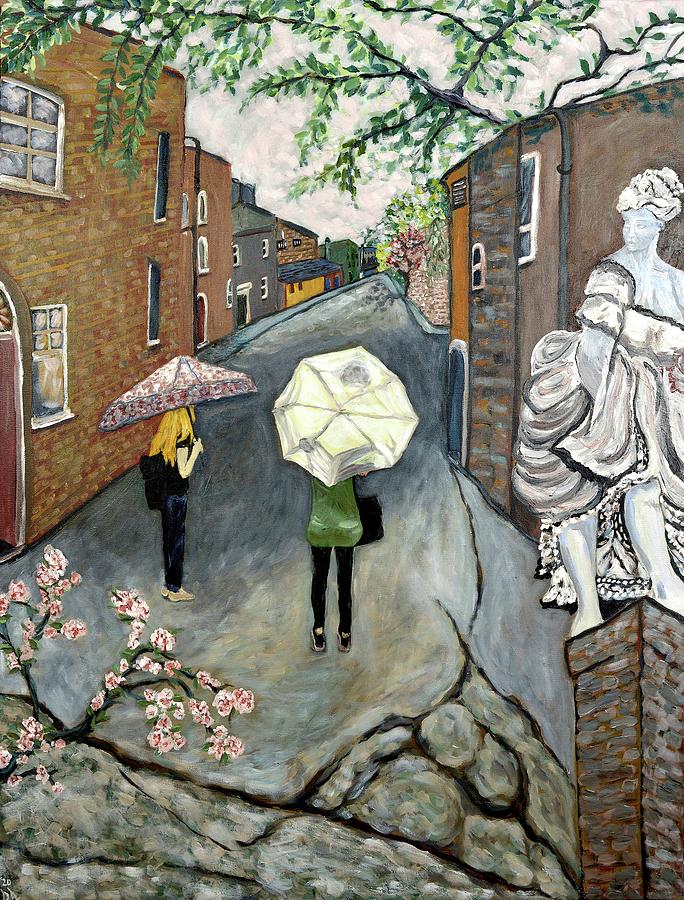 Hampstead Heath London Painting - The Watcher by Deborah Eve ALASTRA
