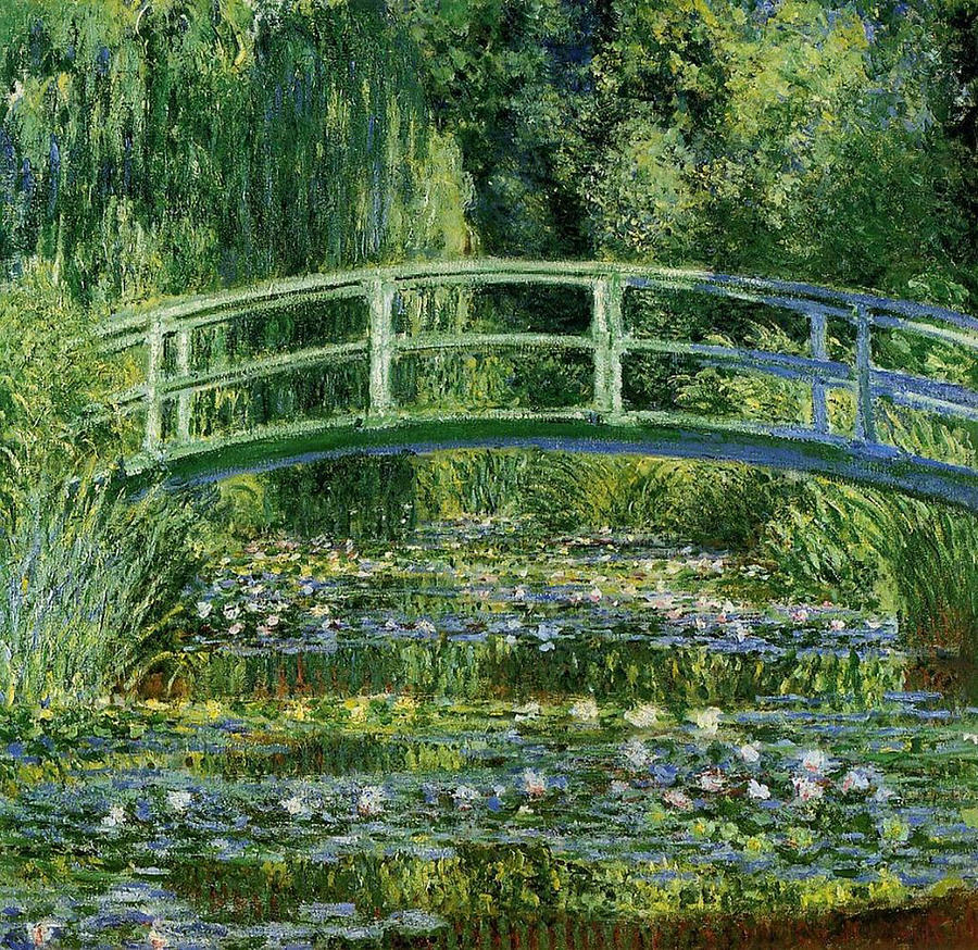 The Water-Lily Pond by Monet Digital Art by Denise Armijo - Fine Art ...