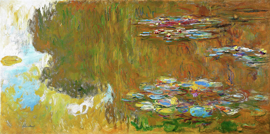 Claude Monet Painting - The Water Lily Pond - Digital Remastered Edition by Claude Monet