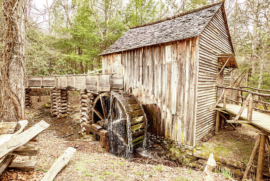 The Water Wheel Photograph by Karen Varnas - Pixels