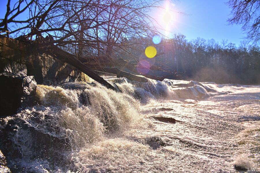 The Waterfall At Cedar Falls Park South Carolina Photograph by Lisa ...