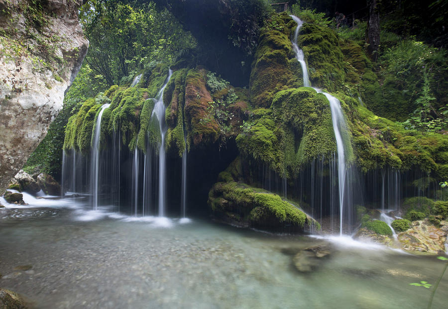 The waterfall of Capelli di Venere Photograph by Pietro Ebner