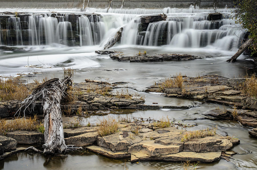The waterfalls in downtown Almonte, Ontario. Photograph by Rob Huntley