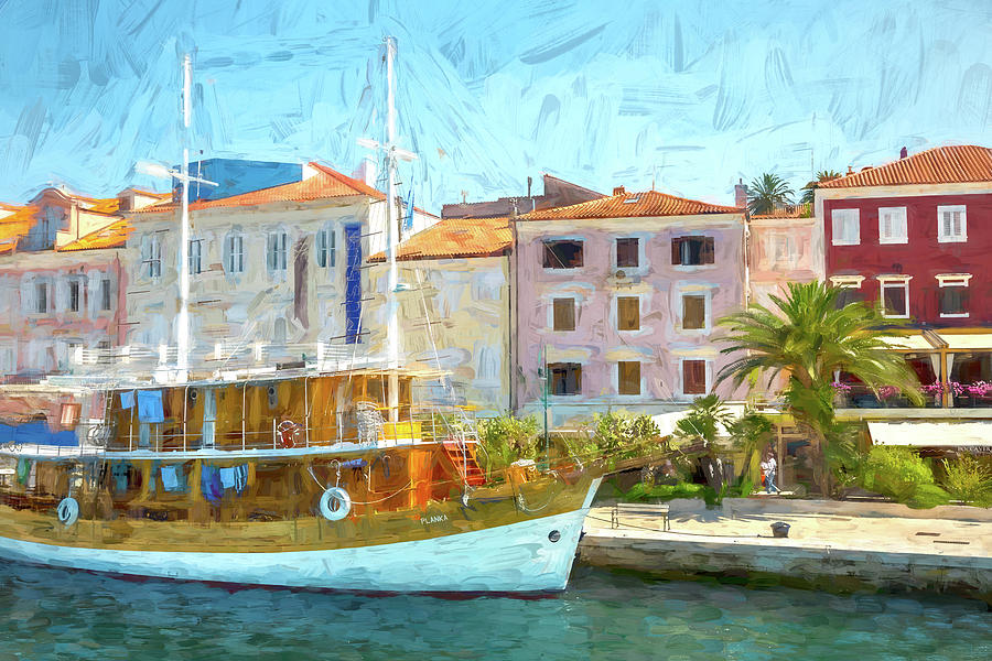 The Waterfront of Mali Losinj Photograph by W Chris Fooshee