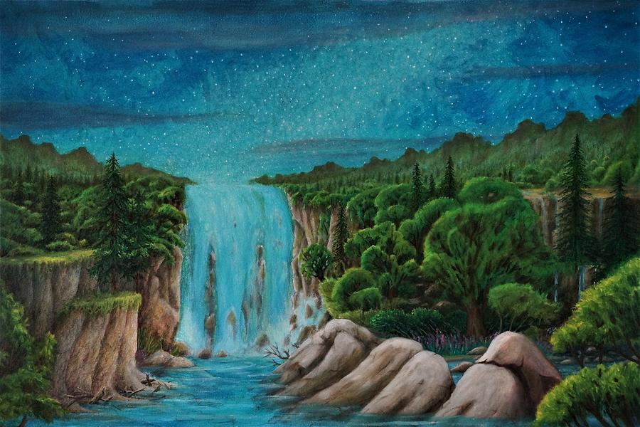 The Waters Above and Below . . . Painting by Matt Konar